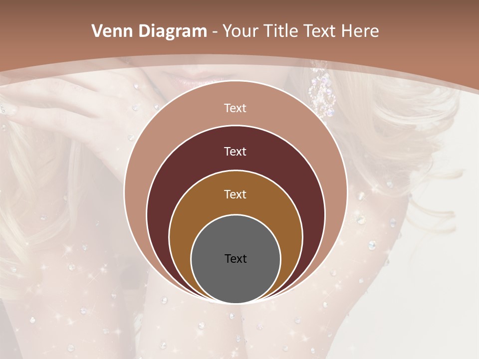 Isolated Sensual Necklace PowerPoint Template