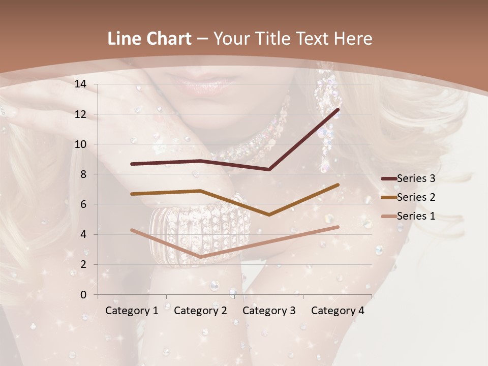 Isolated Sensual Necklace PowerPoint Template