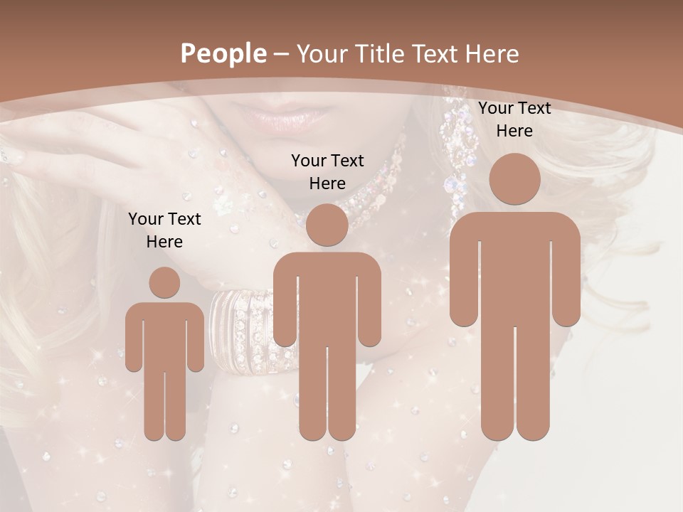 Isolated Sensual Necklace PowerPoint Template