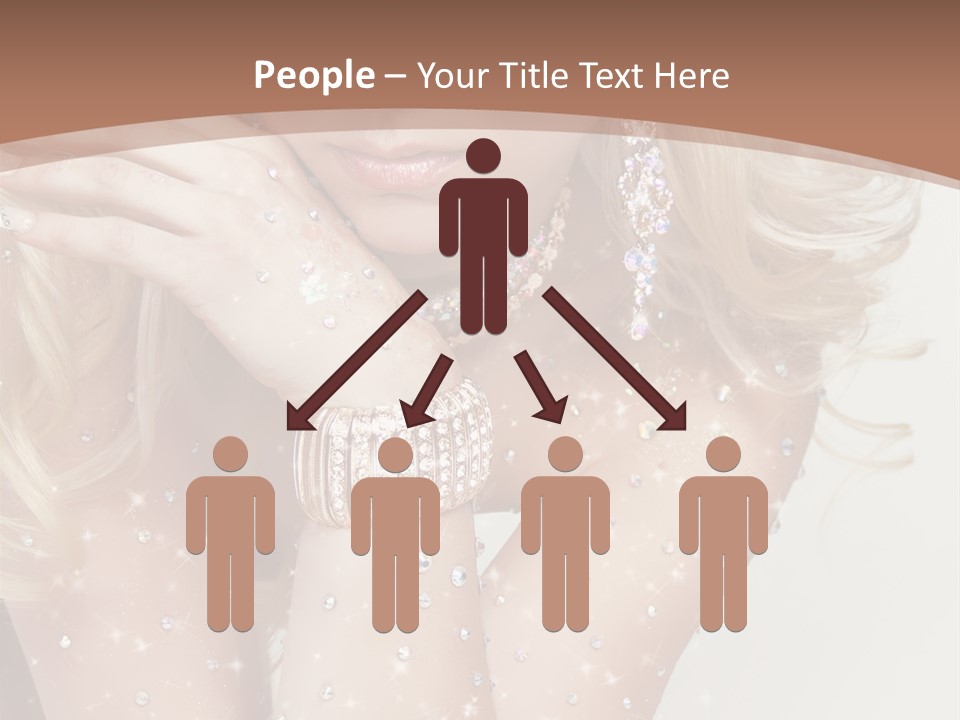 Isolated Sensual Necklace PowerPoint Template