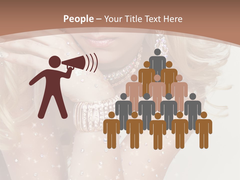 Isolated Sensual Necklace PowerPoint Template