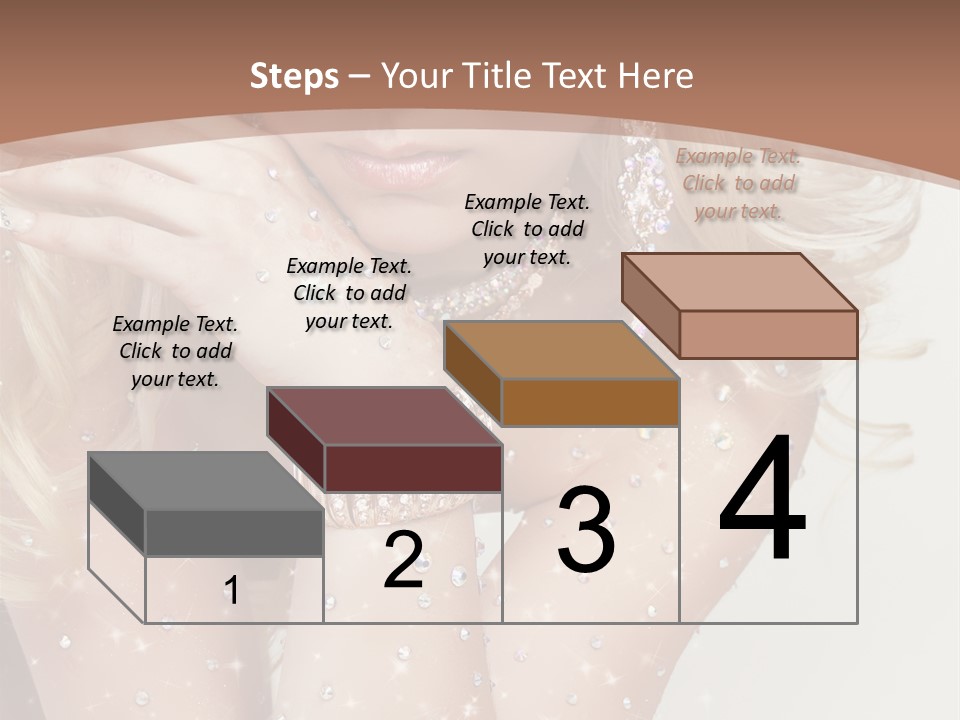 Isolated Sensual Necklace PowerPoint Template