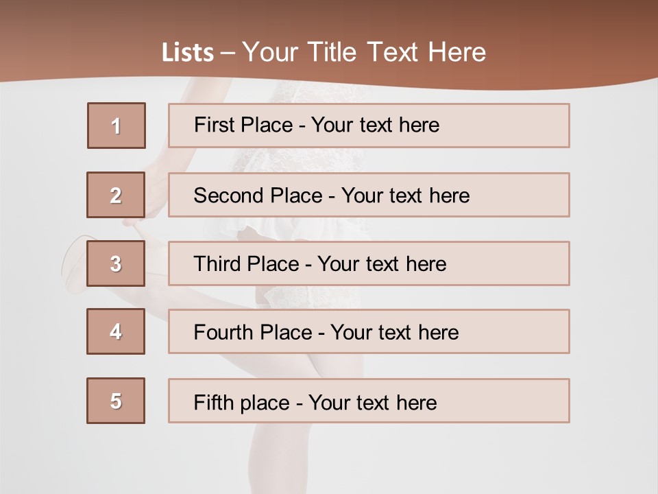 Vitamin Sun Blonde PowerPoint Template