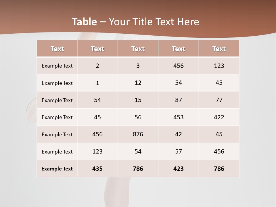 Vitamin Sun Blonde PowerPoint Template