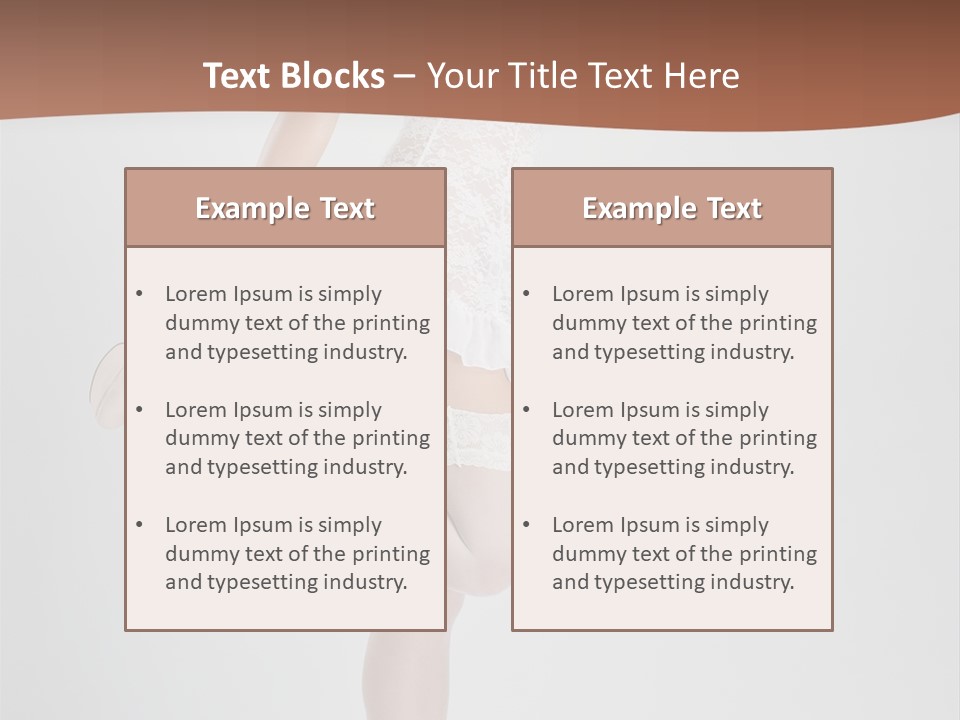 Vitamin Sun Blonde PowerPoint Template