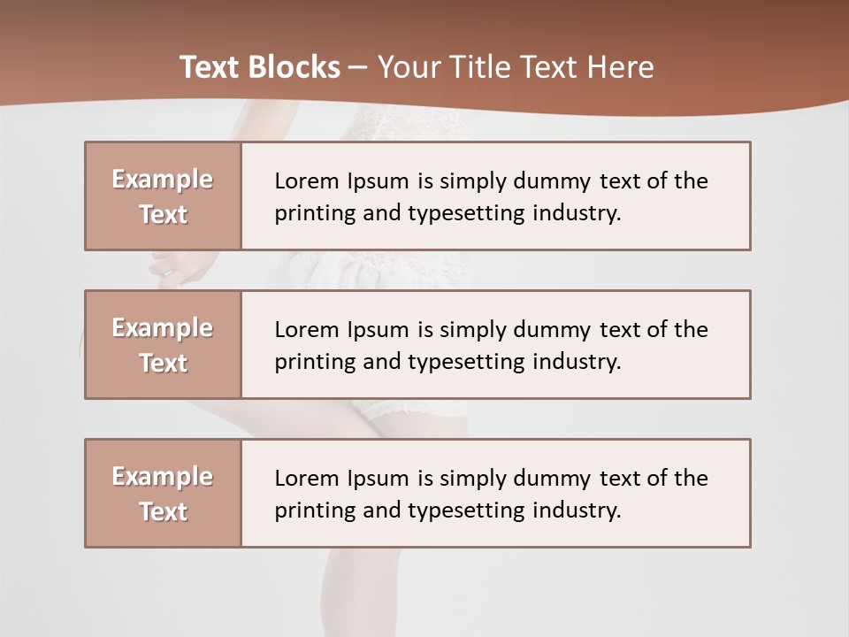 Vitamin Sun Blonde PowerPoint Template