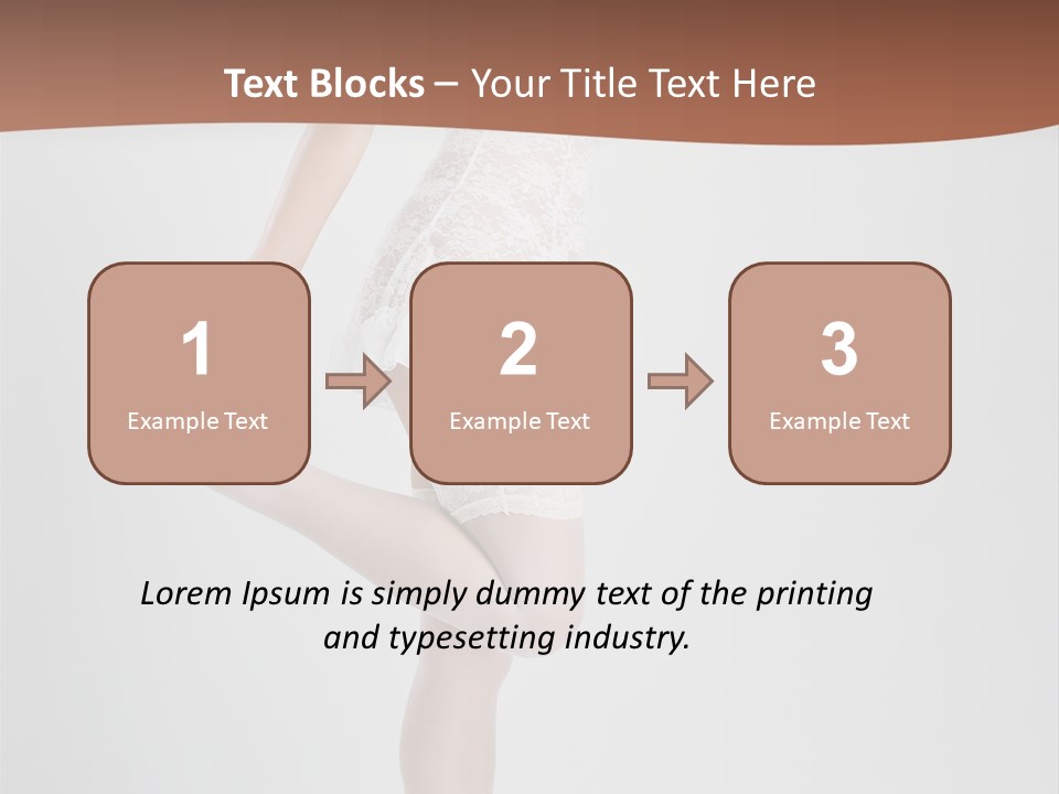 Vitamin Sun Blonde PowerPoint Template