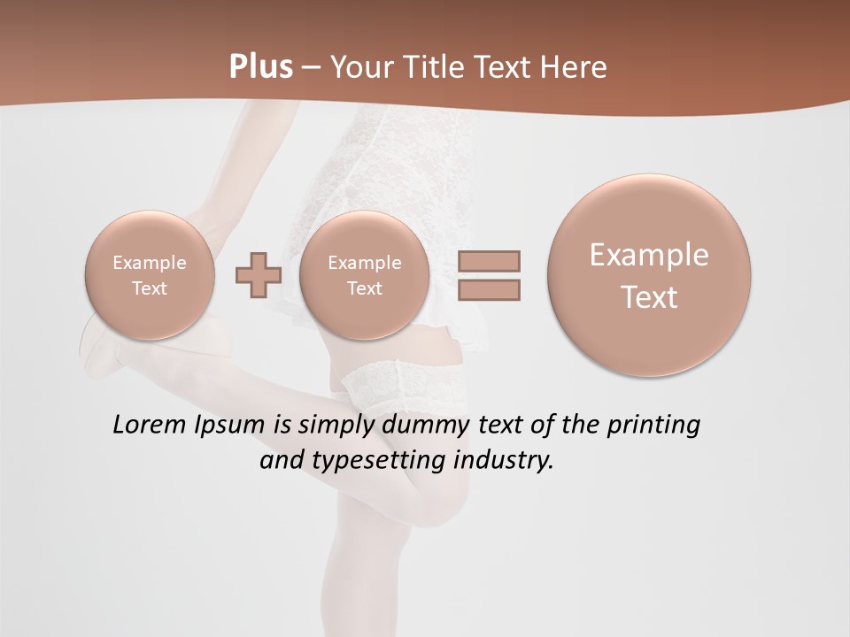 Vitamin Sun Blonde PowerPoint Template