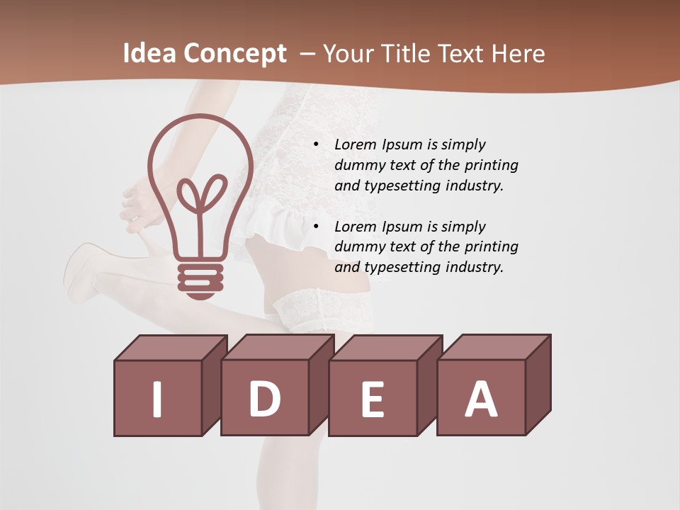 Vitamin Sun Blonde PowerPoint Template