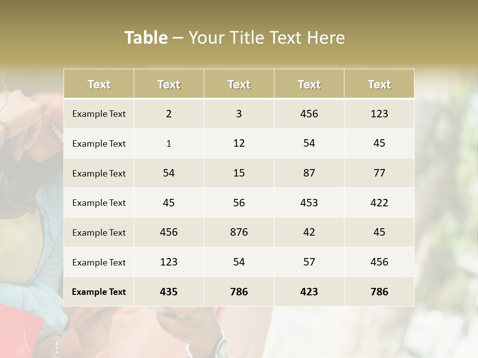 Beautiful Cell Girls PowerPoint Template
