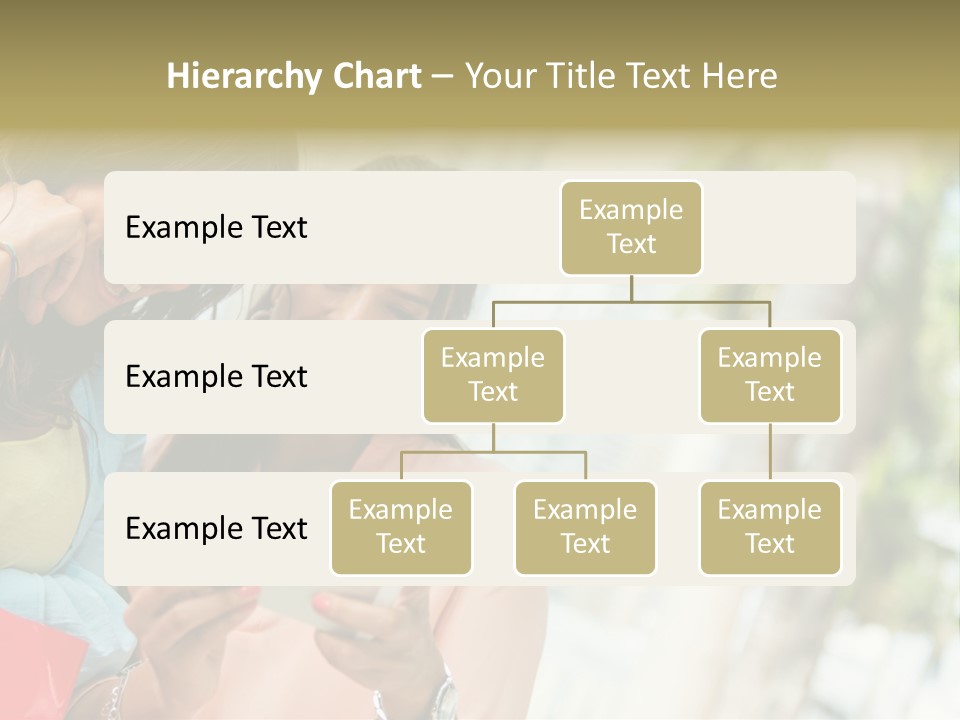 Beautiful Cell Girls PowerPoint Template