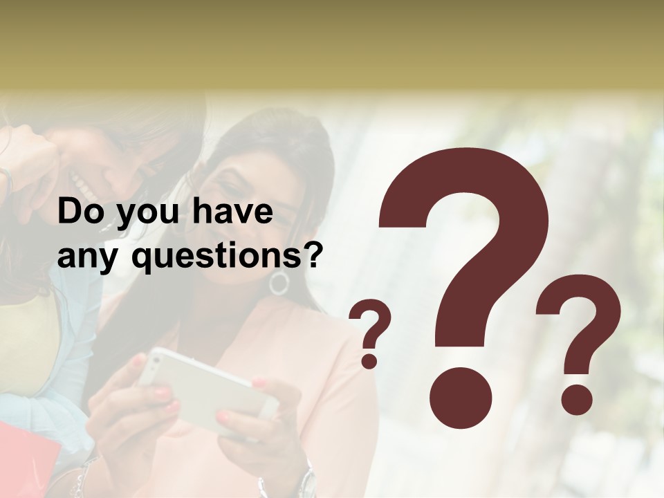 Beautiful Cell Girls PowerPoint Template