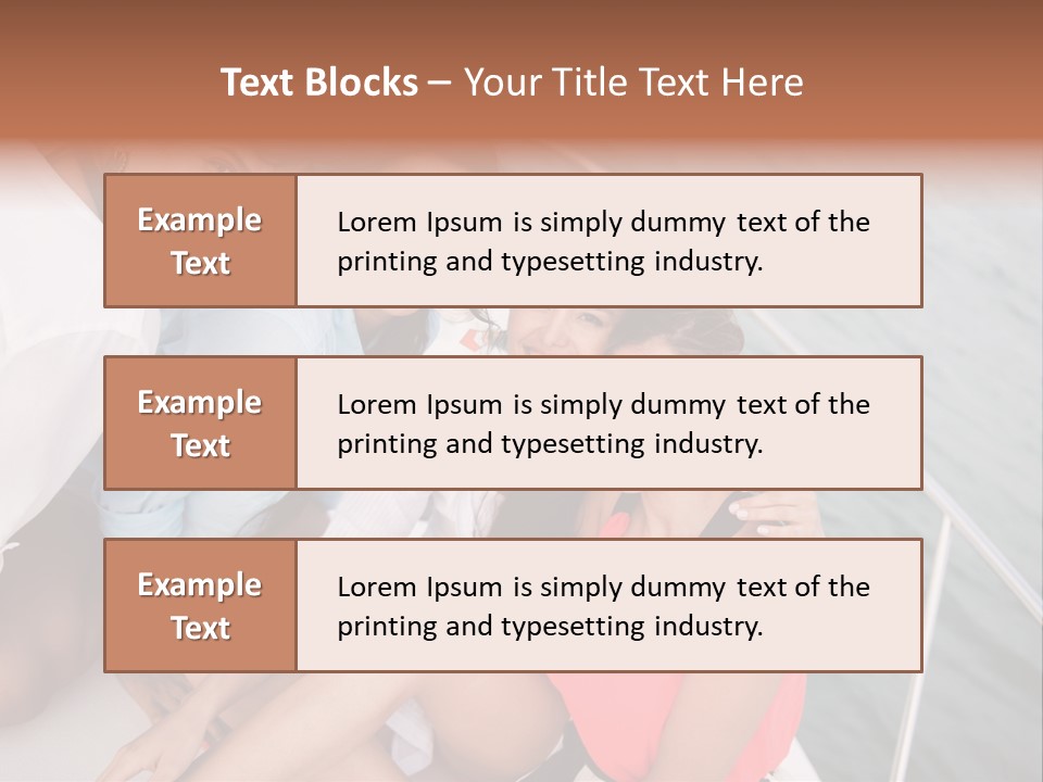 Pretty Laughter Sea PowerPoint Template