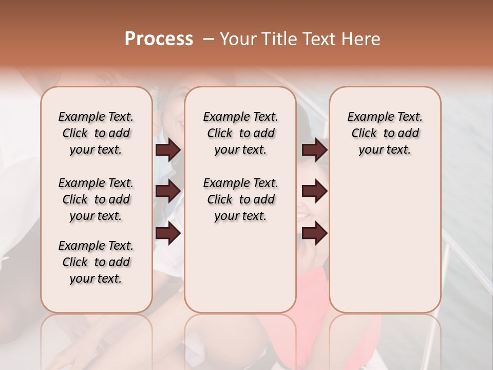 Pretty Laughter Sea PowerPoint Template