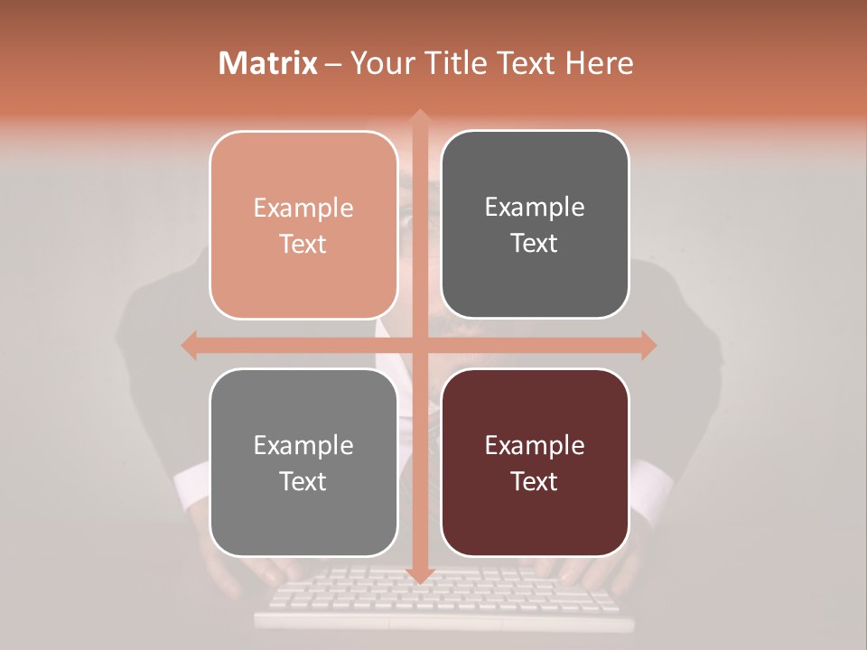 Business Cascade Chopper PowerPoint Template