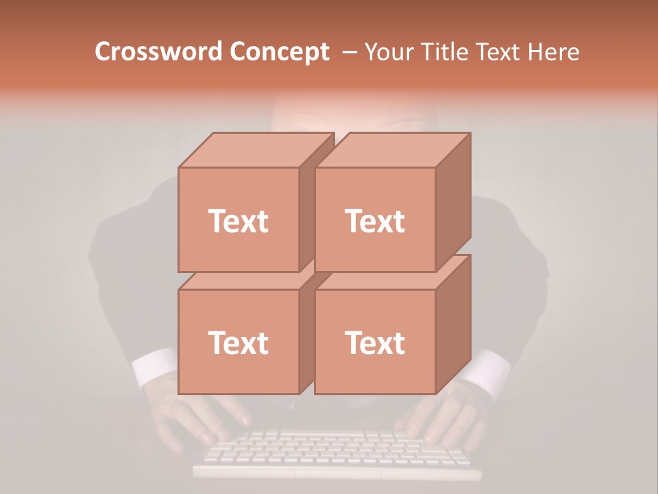 Business Cascade Chopper PowerPoint Template