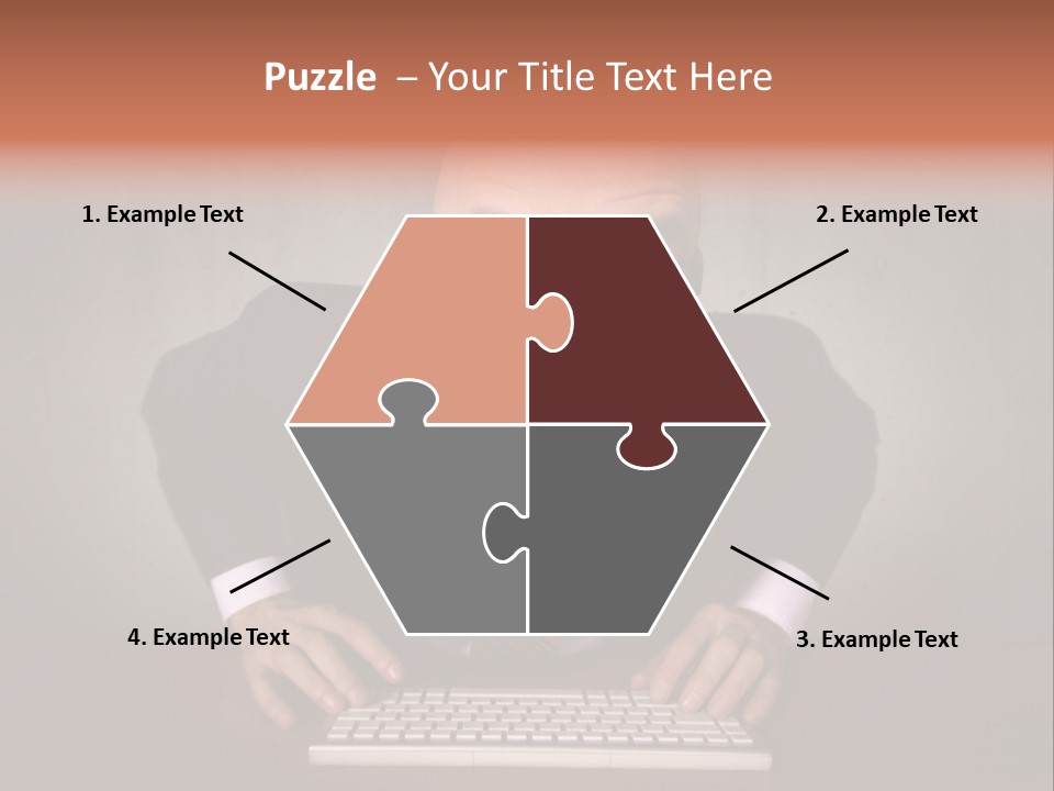 Business Cascade Chopper PowerPoint Template