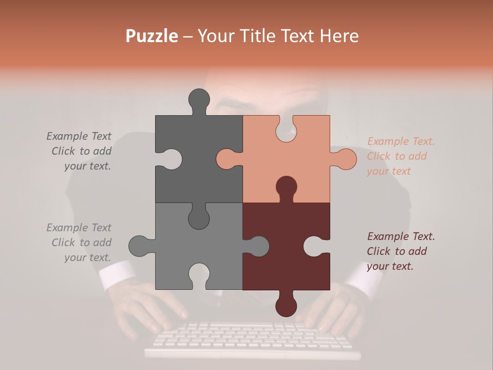 Business Cascade Chopper PowerPoint Template