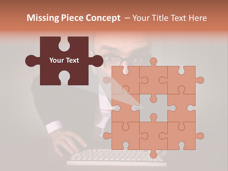 Business Cascade Chopper PowerPoint Template