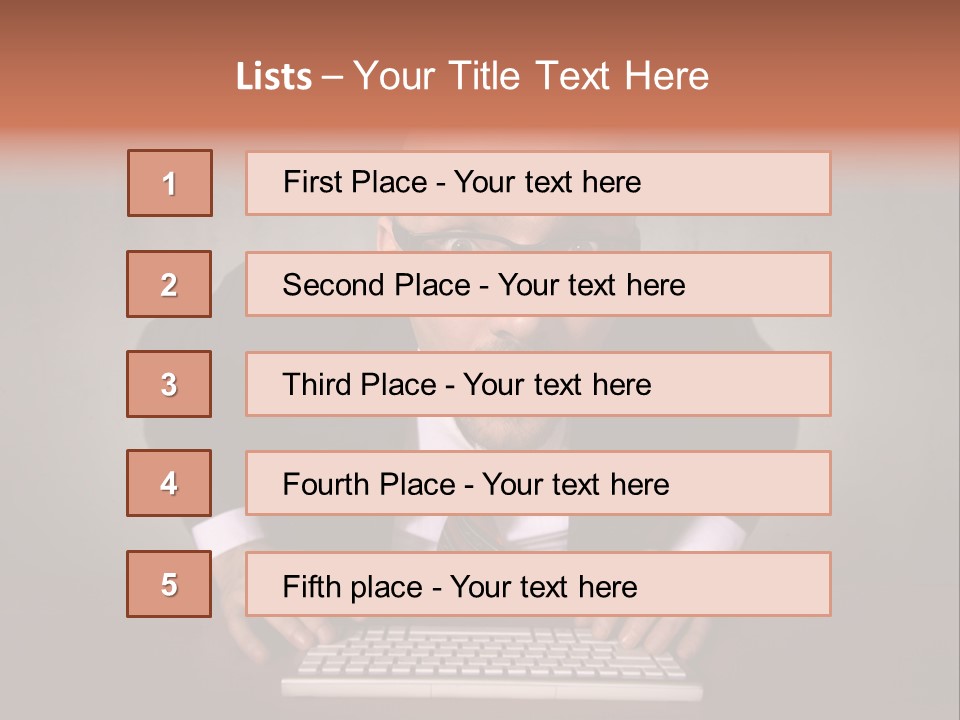 Business Cascade Chopper PowerPoint Template
