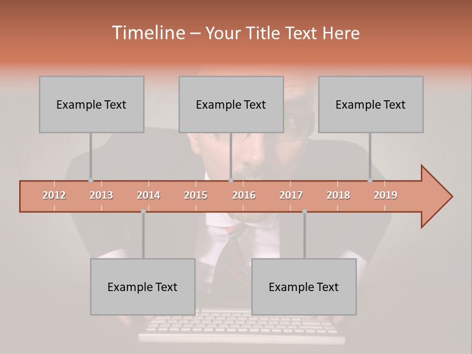 Business Cascade Chopper PowerPoint Template