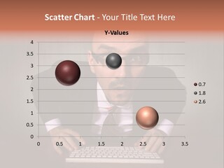 Business Cascade Chopper PowerPoint Template