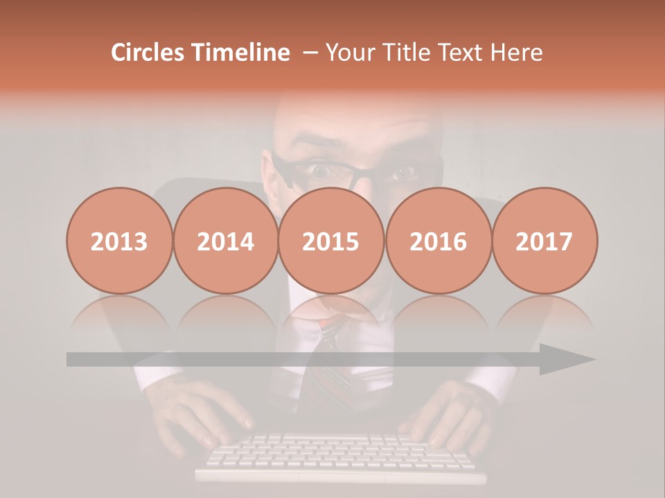 Business Cascade Chopper PowerPoint Template
