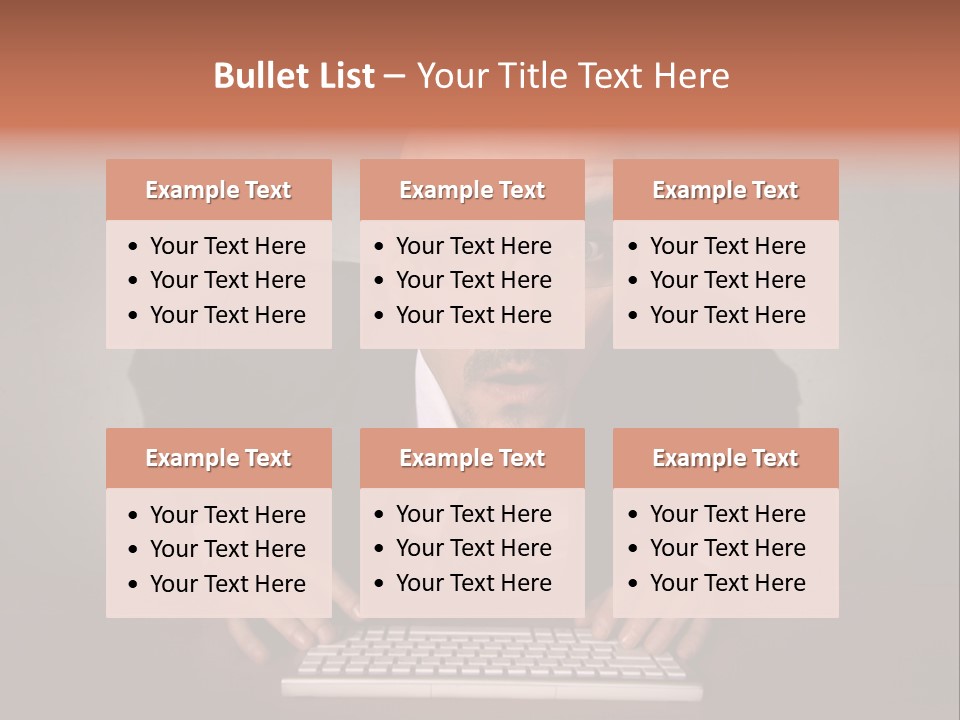 Business Cascade Chopper PowerPoint Template