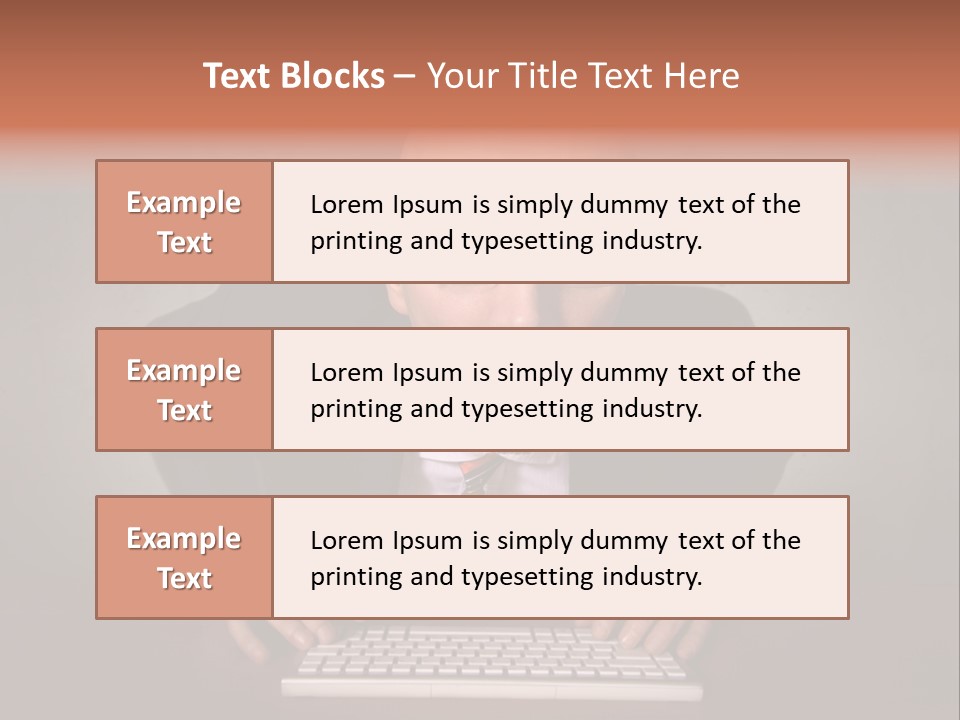 Business Cascade Chopper PowerPoint Template