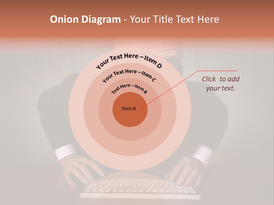 Business Cascade Chopper PowerPoint Template