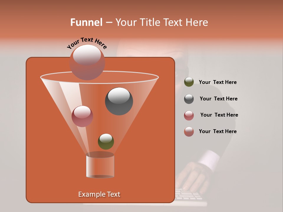Business Cascade Chopper PowerPoint Template
