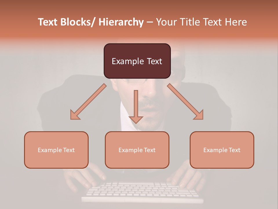 Business Cascade Chopper PowerPoint Template