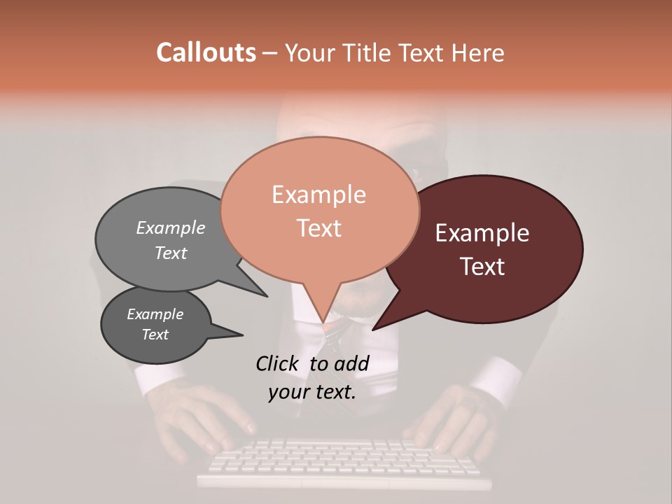 Business Cascade Chopper PowerPoint Template