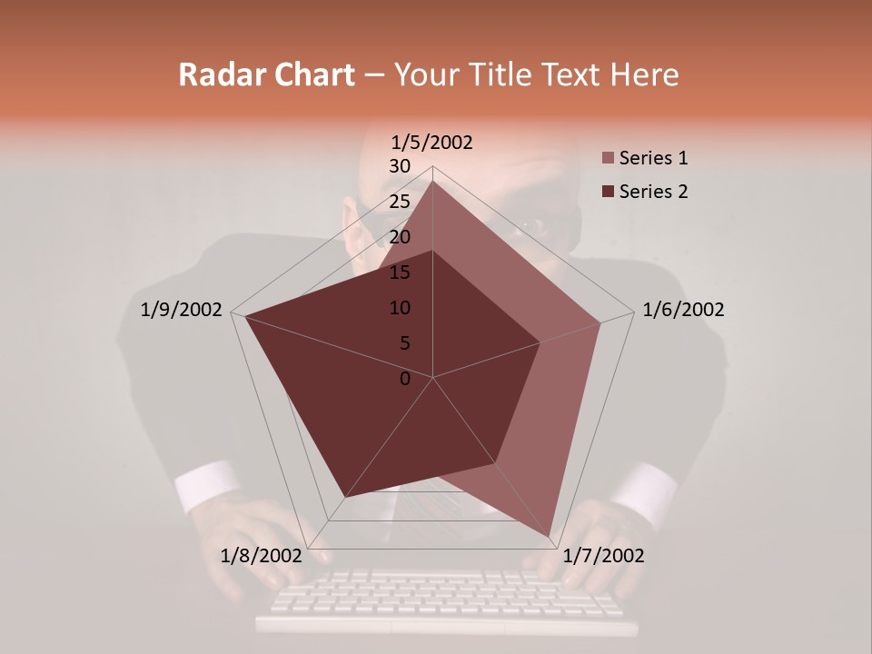 Business Cascade Chopper PowerPoint Template
