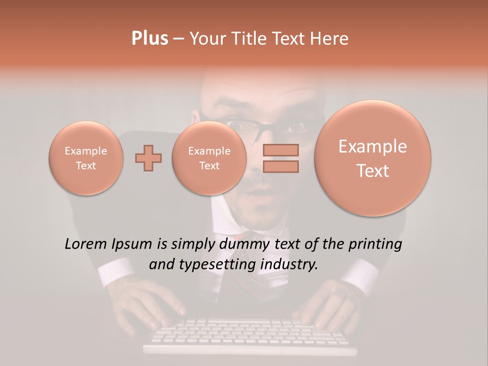 Business Cascade Chopper PowerPoint Template