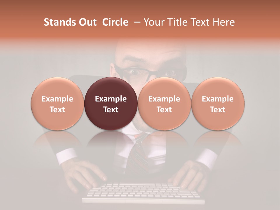 Business Cascade Chopper PowerPoint Template