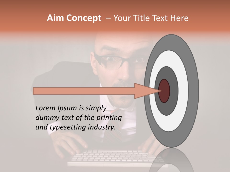 Business Cascade Chopper PowerPoint Template