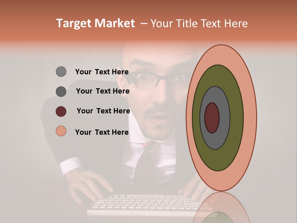 Business Cascade Chopper PowerPoint Template