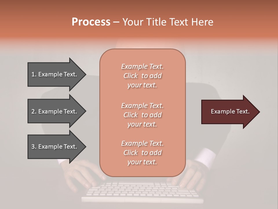 Business Cascade Chopper PowerPoint Template