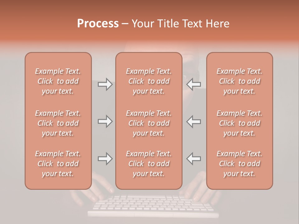 Business Cascade Chopper PowerPoint Template