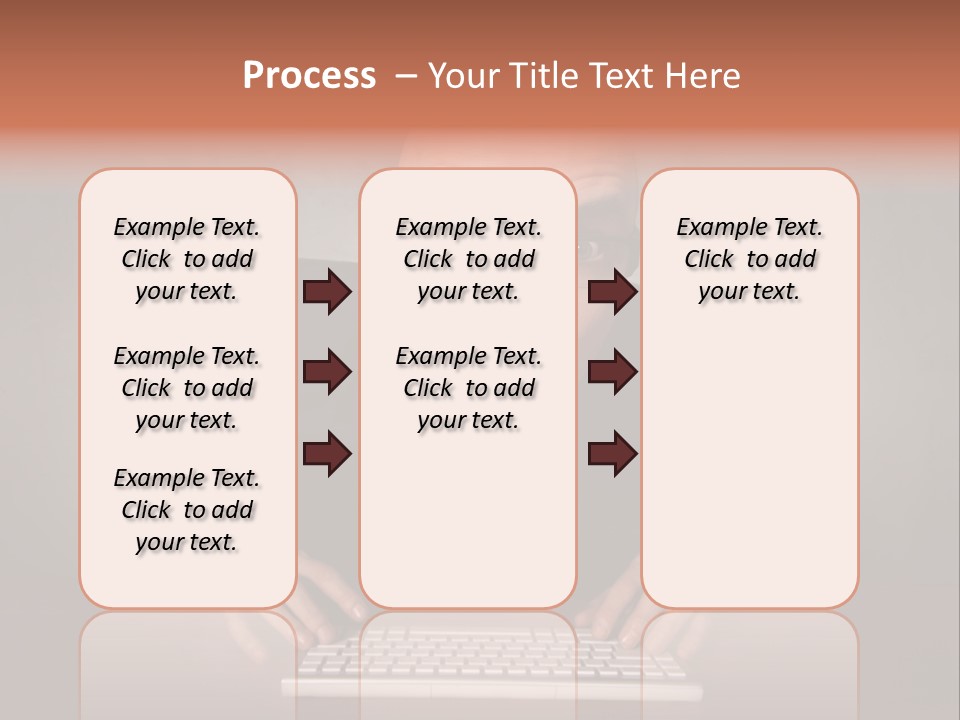 Business Cascade Chopper PowerPoint Template