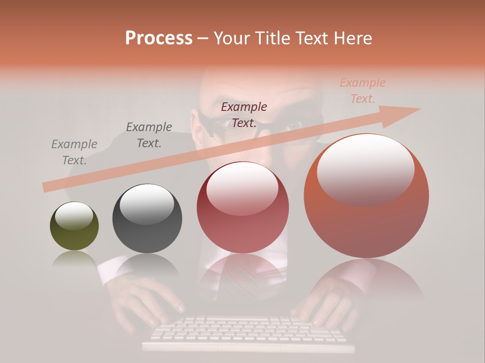 Business Cascade Chopper PowerPoint Template