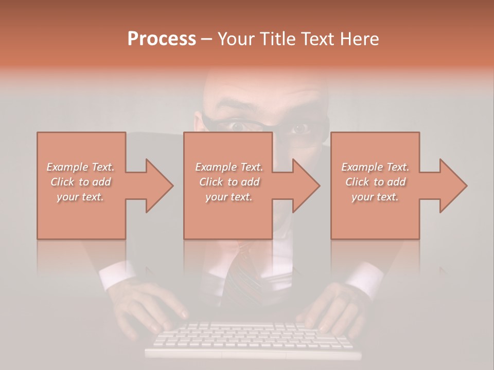 Business Cascade Chopper PowerPoint Template