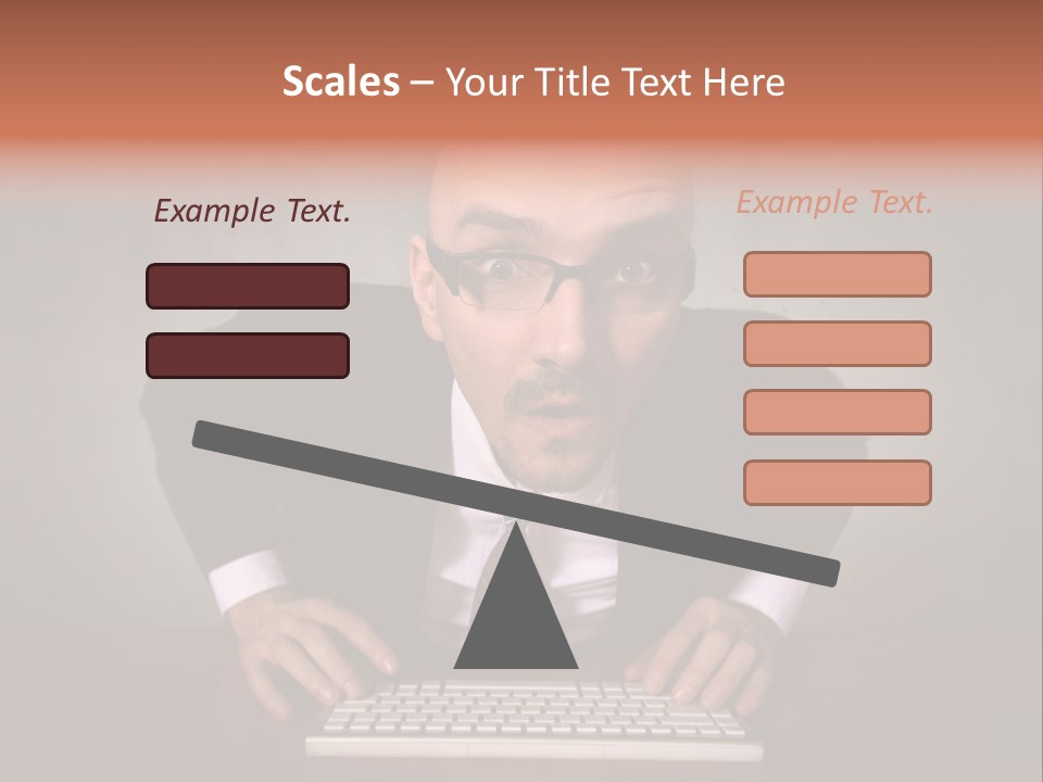Business Cascade Chopper PowerPoint Template