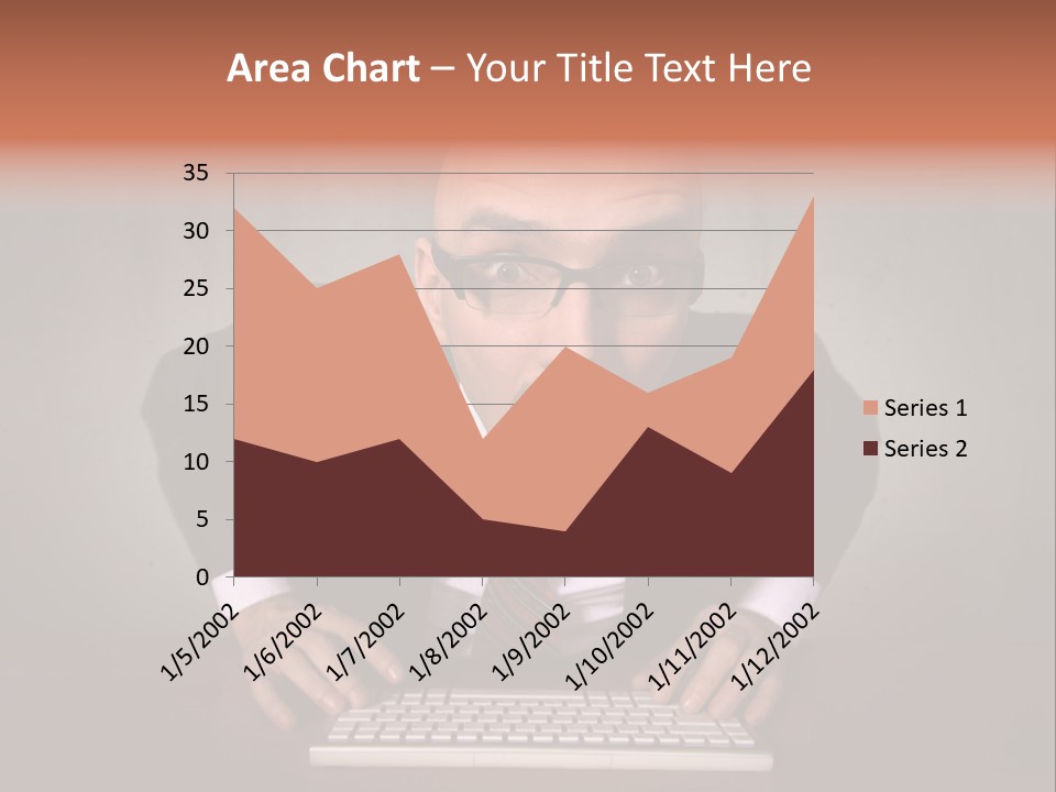 Business Cascade Chopper PowerPoint Template