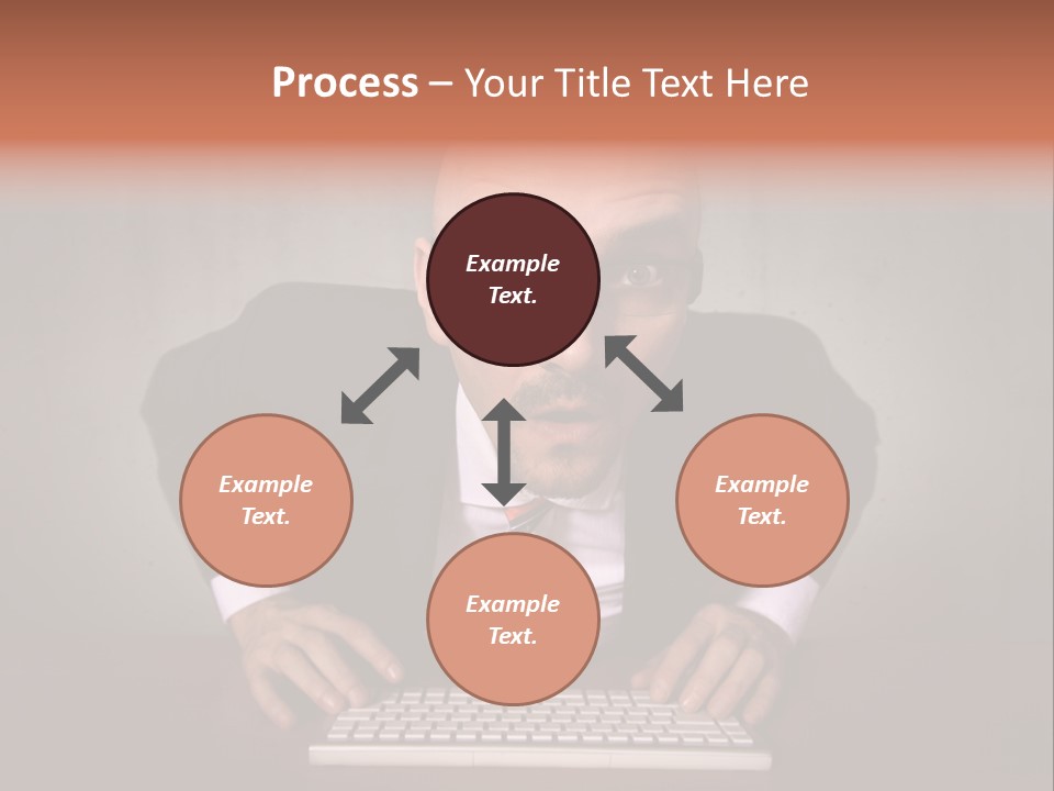 Business Cascade Chopper PowerPoint Template