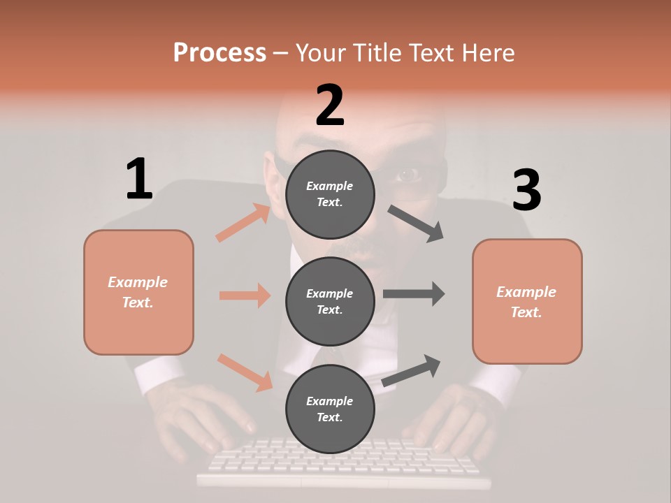 Business Cascade Chopper PowerPoint Template