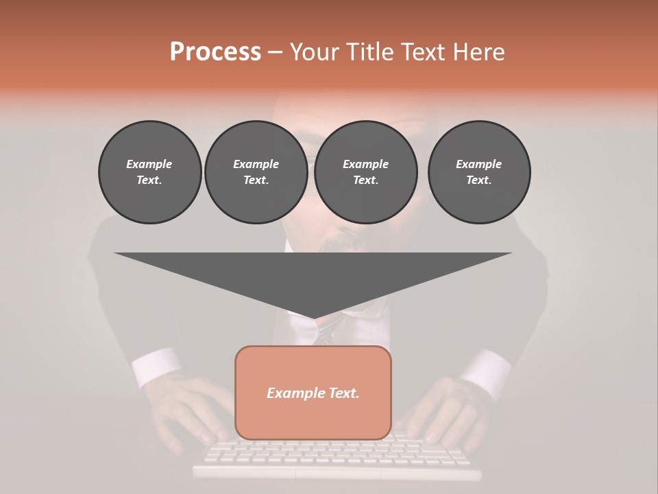 Business Cascade Chopper PowerPoint Template