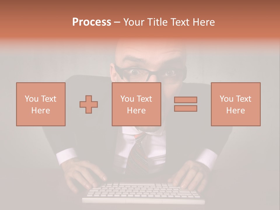 Business Cascade Chopper PowerPoint Template