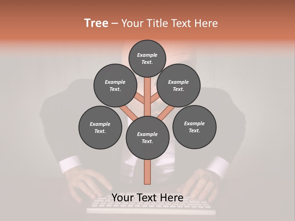 Business Cascade Chopper PowerPoint Template